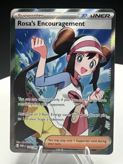 Pokemon Full Art Trainer Lot Rosa’s Encouragement & Fennel UR NM - Image 3