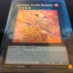 Infernal Flame Banshee MP24-EN120 25th Anniversary Tin: Dueling Mirrors Yugioh - Image 1