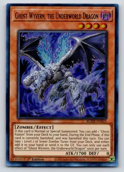 2020 Yu-Gi-Oh! TCG Ghost-Wyvern 1st Edition Holo - Image 1