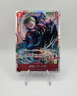 Roronoa Zoro EB04-007 SR - Egghead Crisis Japanese One Piece Card Game - Image 1