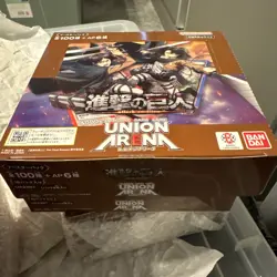 1x UNION ARENA 1st edition Attack on Titan Sealed Booster BOX UA23BT Japanese. - Image 1