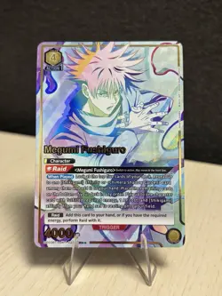 Megumi Fushiguro 022 SR** (2 Star Alt) - Jujutsu Kaisen - Union Arena English - Image 1