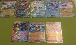 Pokemon Paradox Rift EX Card Bundle 8 Cards No Duplicates NM/M English - Image 2