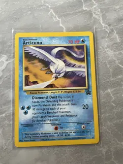 Articuno WOTC 22 Black Star Promo Promo Pokemon Card Legendary Bird vintage Tcg - Image 1
