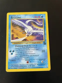Articuno WOTC 22 Black Star Promo Promo Pokemon Card Legendary Bird vintage Tcg - Image 3