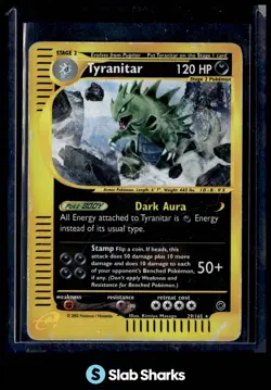 2002 Pokemon Expedition Set #29/165 Tyranitar Reverse Holo - Image 1
