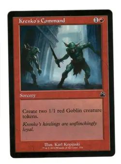 Krenko's Command (Retro Frame) 336 Ravnica Remastered Magic: The Gathering NM - Image 1