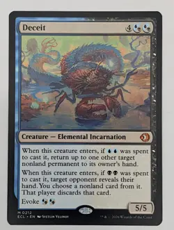 (Normal) Deceit (212) Lorwyn Eclipsed Mtg NM - Image 1
