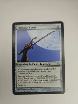 Magic the Gathering MTG 1x Umezawa’s Jitte Betrayers of Kamigawa MP - Image 1