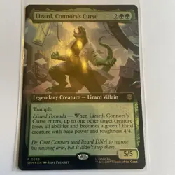 MTG: Spider-Man - Lizard, Connors’s Curse(Extended Art - Foil) - Rare - 0265 NM - Image 1