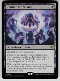 Chorale of the Void Rare Edge of Eternities 91 MTG Near Mint 2025 - Image 1