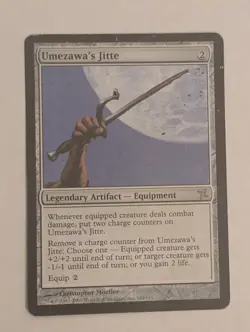 Umezawa’s Jitte - Betrayers of Kamigawa - MP - Moderately Played - MTG - Image 1