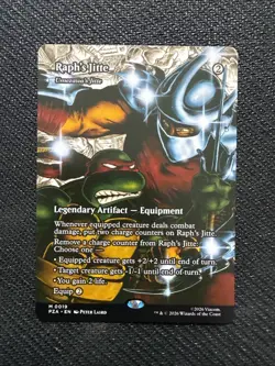 MTG - Teenage Mutant Ninja Turtles: Raph's Jitte - Umezawa's Jitte (Borderless) - Image 1