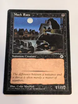 Muck Rats - Portal - Magic the Gathering MTG Nice! - Image 1