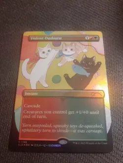 Violent Outburst | Foil | Secret Lair Drop Series 1185 | Near Mint - Image 1