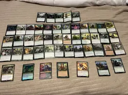 MTG Large Elf / Elven Themed Magic The Gathering Card Lot+ Bonuses ! - Image 1