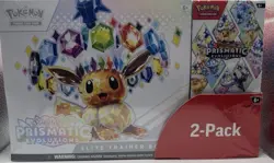 Pokemon Prismatic Evolutions Elite Trainer Box & Booster Bundle Costco 2-pack - Image 1
