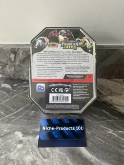 Pokemon TCG Paldean Fates Great Tusk EX Tin 4 Booster Packs NEW & SEALED - Image 3