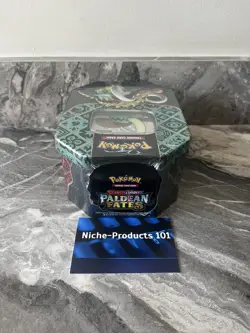 Pokemon TCG Paldean Fates Great Tusk EX Tin 4 Booster Packs NEW & SEALED - Image 5