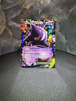 Pokemon Gengar EX TCG Card Phantom Forces Ultra Rare Holo, 34/119 Pokemon TCG - Image 1