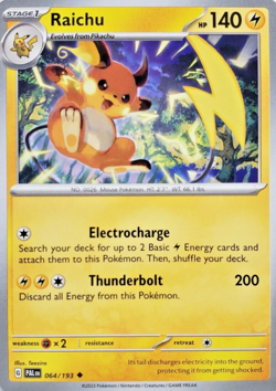 Pokemon Raichu (064/193) [Scarlet & Violet: Paldea Evolved] Near Mint - Image 1