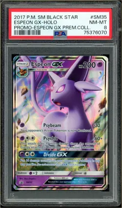 Pokemon - Espeon GX Premium Collection #SM35 PSA 8 - Image 1