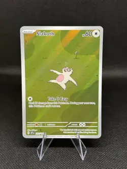 Pokemon Slakoth Sv08 Surging Sparks Illustration Rare Holo 212/191 - Image 1