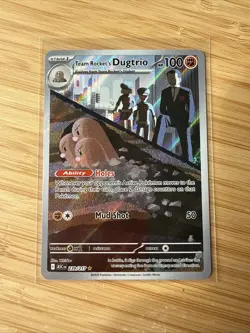 Pokemon TCG Team Rockets Dugtrio 239/217 Ascended Heroes Illustration Rare NM - Image 1