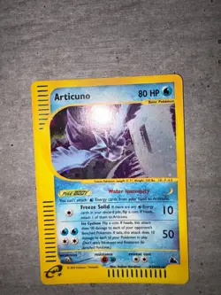 2003 Pokemon Skyridge Articuno Holo H3 /H32 NM eReader - Image 2