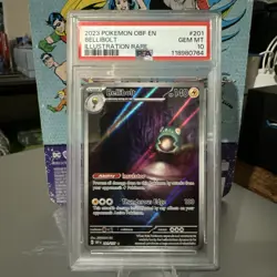 2023 POKEMON OBF EN-OBSIDIAN FLAMES ILLUSTRATION RARE #201 BELLIBOLT PSA 10 - Image 1