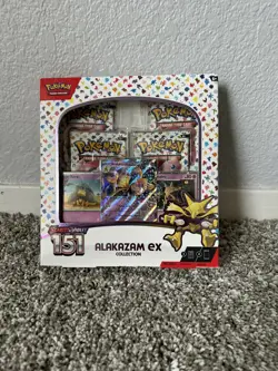 151 Alakazam EX Collection Box Pokemon TCG **SEALED/NEW** - Image 1