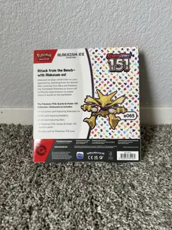151 Alakazam EX Collection Box Pokemon TCG **SEALED/NEW** - Image 2