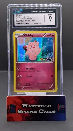 2016 Pokemon Generations Toys R Us Promo Clefairy Holo #50/83 CGC 9 - Image 1