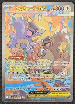 Mega Kangaskhan ex 182/132 ME01 Mega Evolution NM Near Mint Pokemon TCG - Image 1