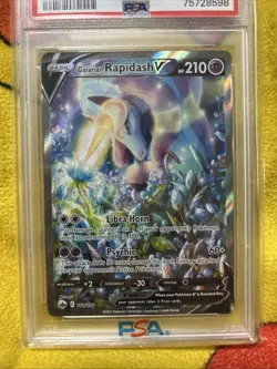 2021 Pokemon Galarian Rapidash V 168 Full Alt Art Chilling Reign PSA 10 Gem Mint - Image 2