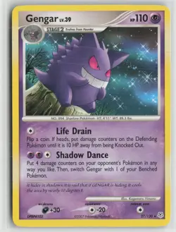 Gengar 27/130 Rare Diamond & Pearl Pokemon LP - Image 1