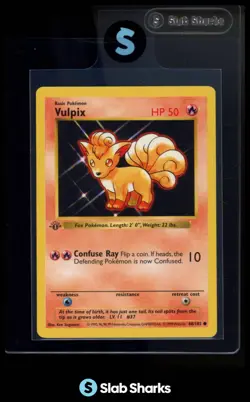 1999 POKEMON SET 1ST EDITION #68/102 VULPIX - Image 1