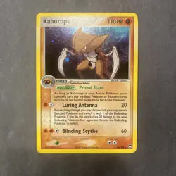 2005 Pokemon KABUTOPS Ex Power Keeper Foil Rare Series Card 10/108 LP - Image 1