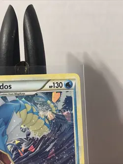 2010 Pokemon Gyarados HeartGold SoulSilver Cracked Ice Holo 4/123 (NEAR MINT) - Image 4