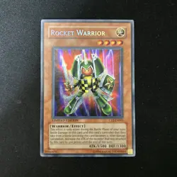 YuGiOh Rocket Warrior CT2-EN005 Limited Edition Secret Rare Collectors Tin LP - Image 1