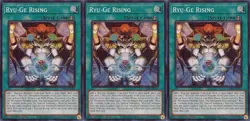 3x Ryu-Ge Rising | CRBR-EN035 | SR | 1st Ed | NM | YuGiOh - Image 1