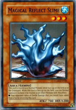 Magical Reflect Slime GLAS-EN028 Yu-Gi-Oh! 1st Edition Light Play - Image 1