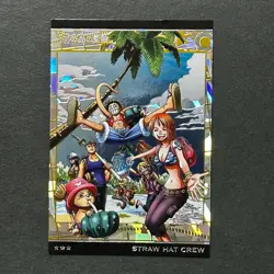 S6576 Straw Hat Crew SR No.8-23 Japanese One Piece Card Nami Zoro Luffy - Image 1