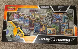 Pokemon TCG Lucario & Tyranitar Heavy Hitters Premium Collection CONTENTS ONLY - Image 1