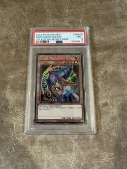 Yu-Gi-Oh! TCG Dark Magician Girl SBC1-ENA05 Secret Rare PSA9 - Image 3