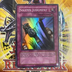 Solemn Judgment RP01-EN045 Retro Pack Yugioh TCG - Image 1