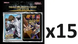 Yu-Gi-Oh! YGO Yugi & Kaiba Quarter Century 100ct Sleeves 15ct Pack CASE SEALED!^ - Image 1