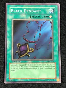YUGIOH BLACK PENDANT MRL-003 1ST SUPER (LP) - Image 1