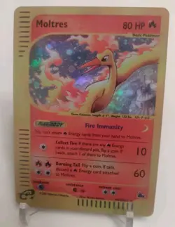 **Custom-made** High Quality, Moltres H20, Skyridge"Display-card" - Image 1