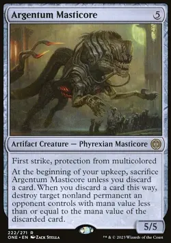 Argentum Masticore - Phyrexia: All Will Be One | MTG Card - Image 3